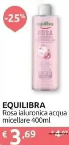 Ipersoap EQUILIBRA Rosa ialuronica acqua micellare offerta