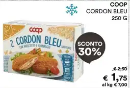 Coop COOP CORDON BLEU 250 G offerta