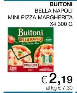 Coop BUITONI BELLA NAPOLI MINI PIZZA MARGHERITA X4 300 G offerta