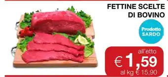Coop FETTINE SCELTE DI BOVINO offerta
