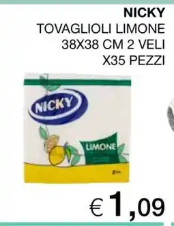 Coop NICKY TOVAGLIOLI LIMONE offerta