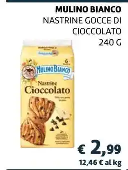 Coop MULINO BIANCO NASTRINE GOCCE DI CIOCCOLATO offerta