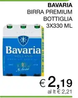 Coop BAVARIA BIRRA PREMIUM BOTTIGLIA 3X330 ML offerta