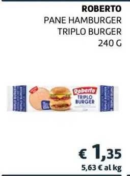 Coop ROBERTO PANE HAMBURGER TRIPLO BURGER 240 G offerta