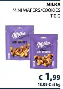 Coop MILKA MINI WAFERS/COOKIES offerta