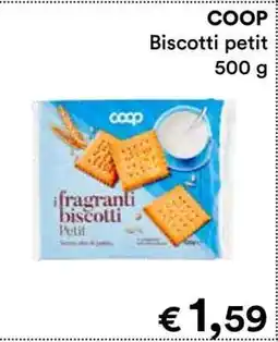 Coop COOP Biscotti Petit offerta