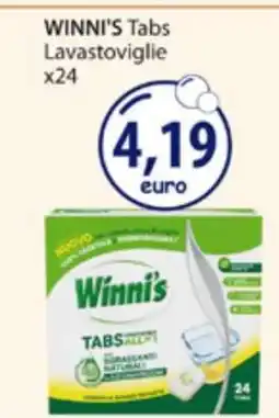 Acqua & Sapone WINNI'S Tabs Lavastoviglie x24 offerta