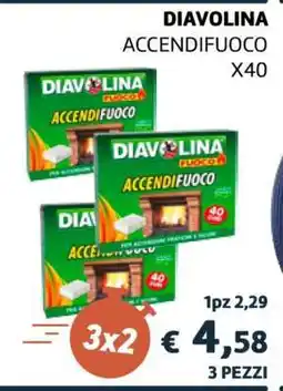 Coop DIAVOLINA ACCENDIFUOCO X40 offerta