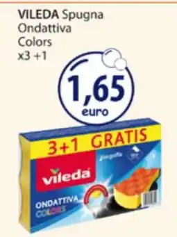 Acqua & Sapone VILEDA Spugna Ondattiva Colors x3 +1 offerta