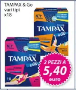Acqua & Sapone TAMPAX & Go vari tipi x18 offerta