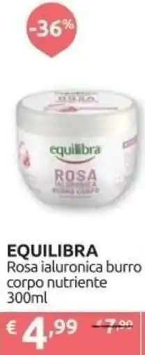 Ipersoap EQUILIBRA Rosa ialuronica burro corpo nutriente offerta
