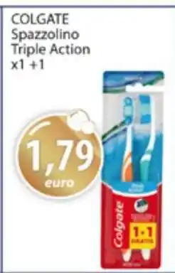 Acqua & Sapone COLGATE Spazzolino Triple Action x1 +1 offerta