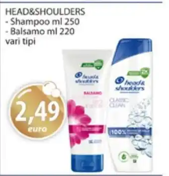 Acqua & Sapone HEAD & SHOULDERS offerta