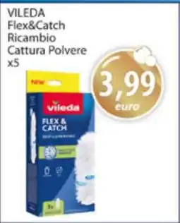 Acqua & Sapone VILEDA Flex&Catch Ricambio Cattura Polvere x5 offerta