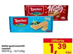 Interspar Wafer Loacker offerta