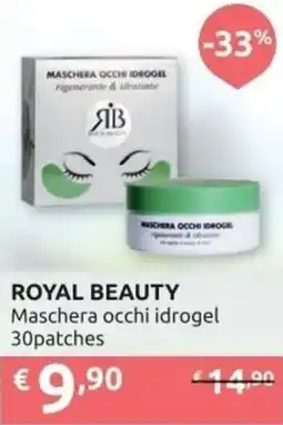Ipersoap ROYAL BEAUTY Maschera occhi idrogel offerta