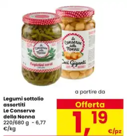 Interspar Legumi sottolio Le Conserve della Nonna offerta