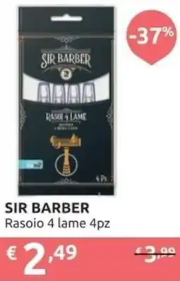 Ipersoap SIR BARBER Rasoio 4 lame offerta