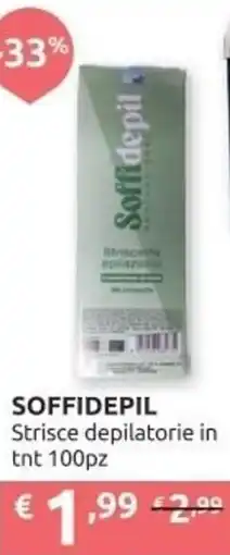 Ipersoap SOFFIDEPIL Strisce depilatorie in tnt offerta
