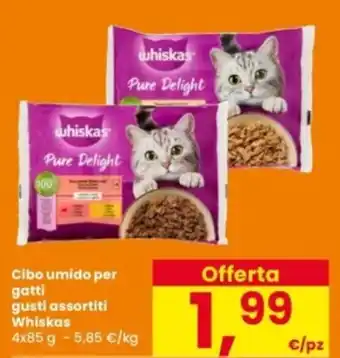 Interspar Cibo umido per gatti Whiskas offerta