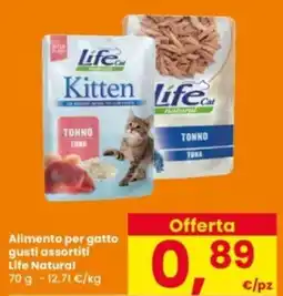 Interspar Alimento per gatto Life Natural offerta
