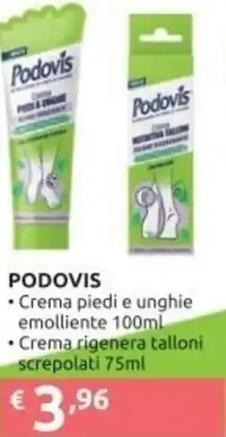 Ipersoap PODOVIS Crema piedi e unghie emolliente offerta