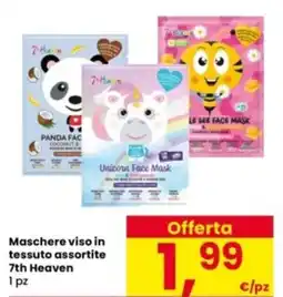 Interspar Maschere viso in tessuto 7th Heaven offerta
