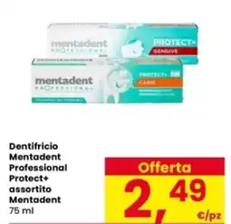 Interspar Dentifricio Mentadent Professional Protect+ Mentadent offerta
