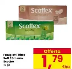 Interspar Fazzoletti Ultra Soft/Balsam Scottex offerta