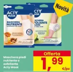 Interspar Maschera piedi nutriente o esfoliante Acty Mask offerta