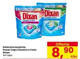Interspar Detersivo lavatrice Power Caps Classico o Color Dixan offerta