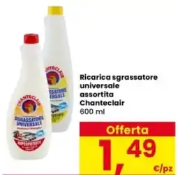 Interspar Ricarica sgrassatore universale Chanteclair offerta