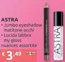 Ipersoap ASTRA Jumbo eyeshadow matitone occhi offerta