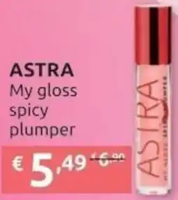 Ipersoap ASTRA My gloss spicy plumper offerta