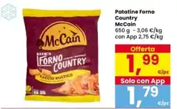Interspar Patatine Forno Country McCain offerta