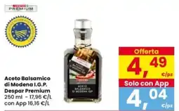 Interspar Aceto Balsamico di Modena I.G.P. Despar Premium offerta