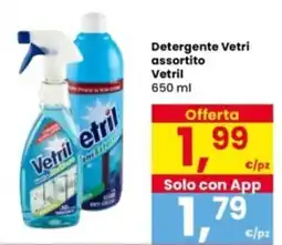 Interspar Detergente Vetri Vetril offerta
