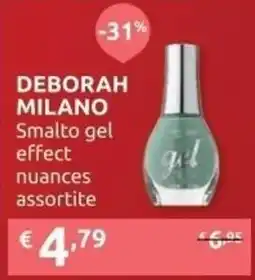 Ipersoap DEBORAH MILANO Smalto gel effect offerta