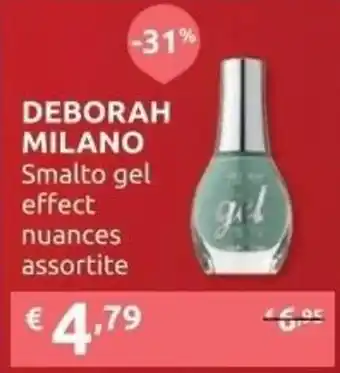 Ipersoap DEBORAH MILANO Smalto gel effect offerta