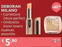 Ipersoap DEBORAH MILANO Correttore 24ore perfect, Ombretto mono lovers offerta