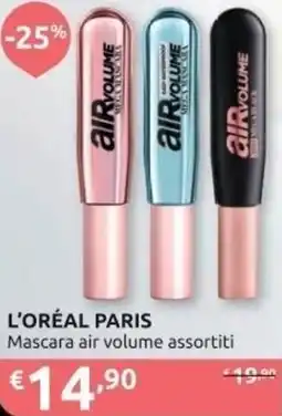 Ipersoap L'ORÉAL PARIS Mascara air volume offerta