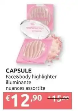 Ipersoap CAPSULE Face&body highlighter illuminante offerta