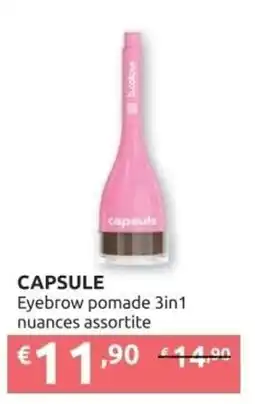 Ipersoap CAPSULE Eyebrow pomade 3in1 offerta