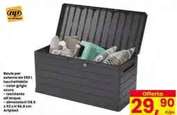 Interspar Baule per esterno da 350 L lucchettabile offerta