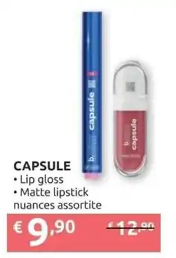 Ipersoap CAPSULE Lip gloss, Matte lipstick offerta