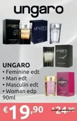 Ipersoap UNGARO Feminine edt, Man edt, Masculin edt, Woman edp offerta