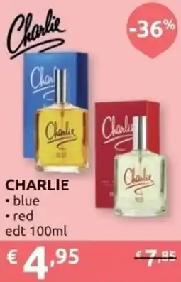Ipersoap CHARLIE blue, red edt offerta
