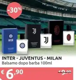 Ipersoap INTER - JUVENTUS - MILAN Balsamo dopo barba offerta
