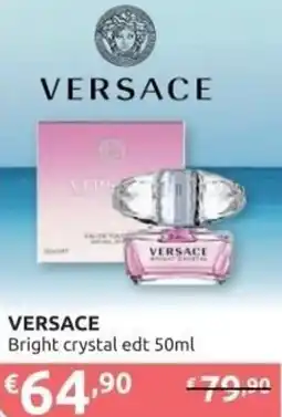 Ipersoap VERSACE Bright crystal edt offerta