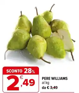 Iperal Pere williams offerta